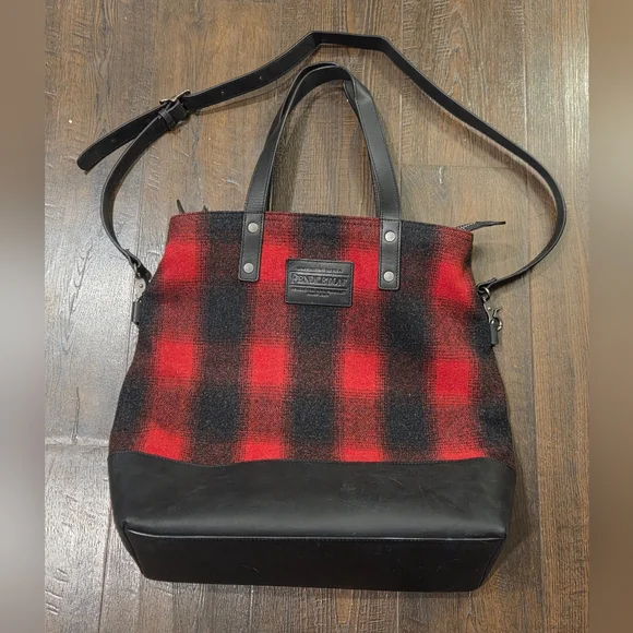 Pendleton Leather And Wool tote - Picture 1 of 13